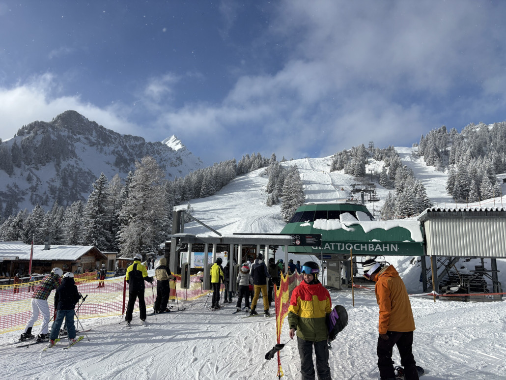 Wieder oben - immer noch nix los. Bettenwechselsamstagstheorie war also richtig :-)