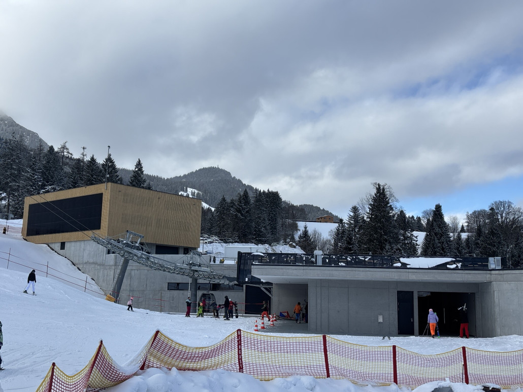 Die Garage ist natürlich schon auch gewöhnungsbedürftig