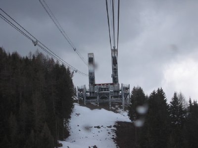 Einfahrt Station Les Coches (Seite Plagne)