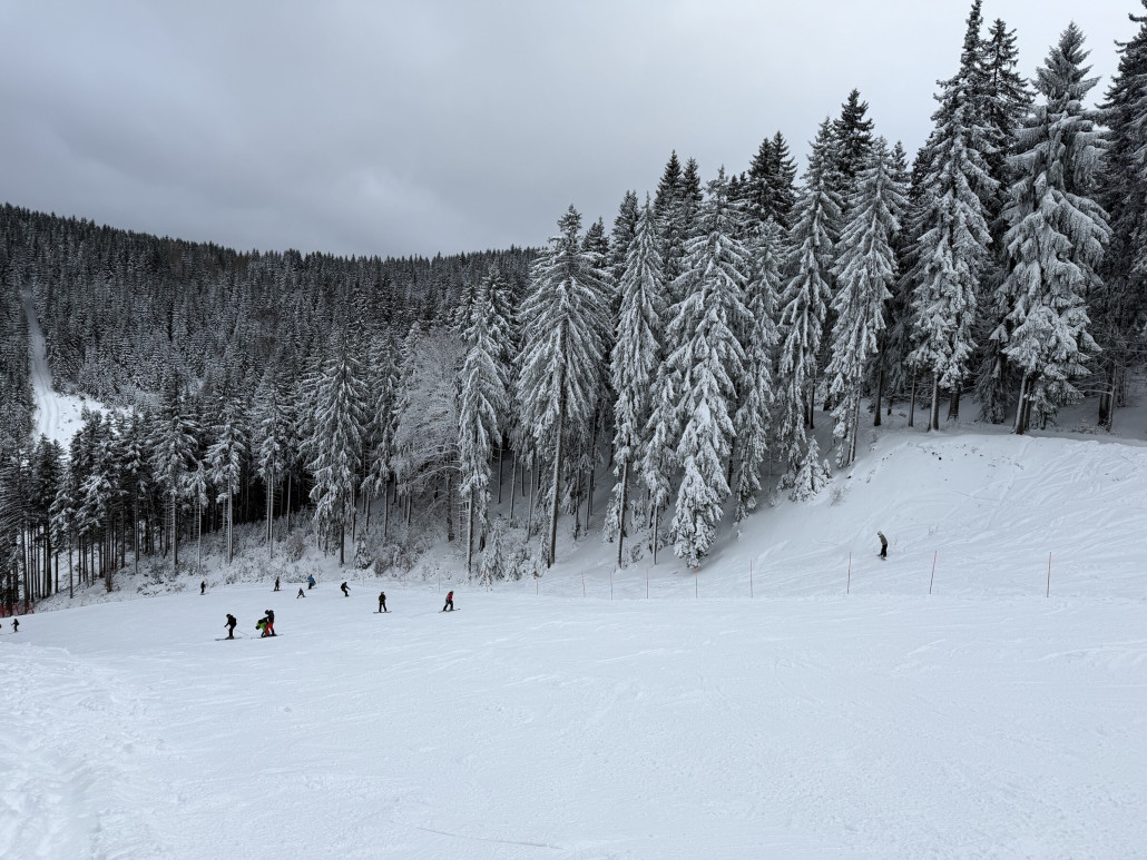Steilstück wie so oft nicht in voller Breite, es fehlt mindestens 1/3