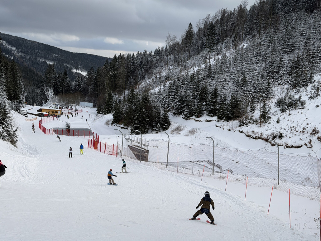 Wassermenge in den Speicherteichen und keine Schlange an der 3SB