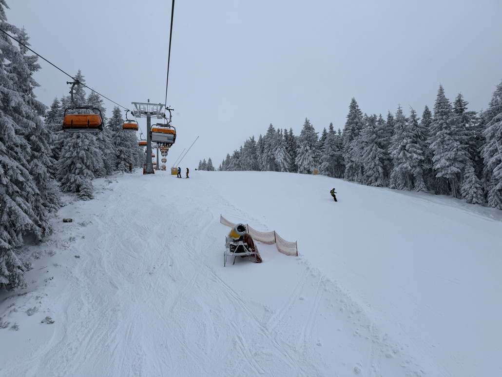 Parezovka auch nicht breiter als zu Saisonbeginn, hier stört das aber weniger...