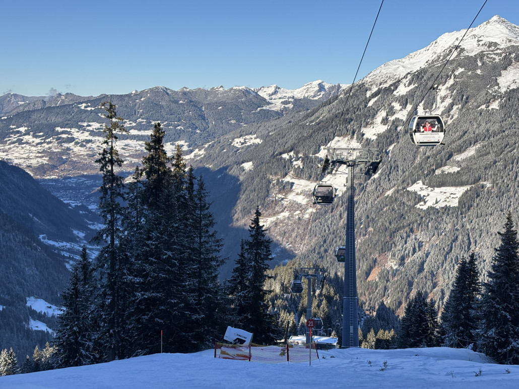 Kurz oberhalb der Mittelstation ist dann die rote 21 schon offen