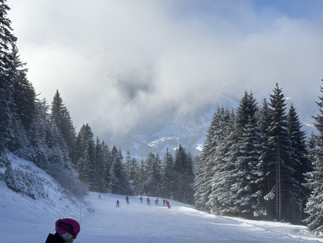 Durch die Kälte gab es immer wieder spektakuläre Motive