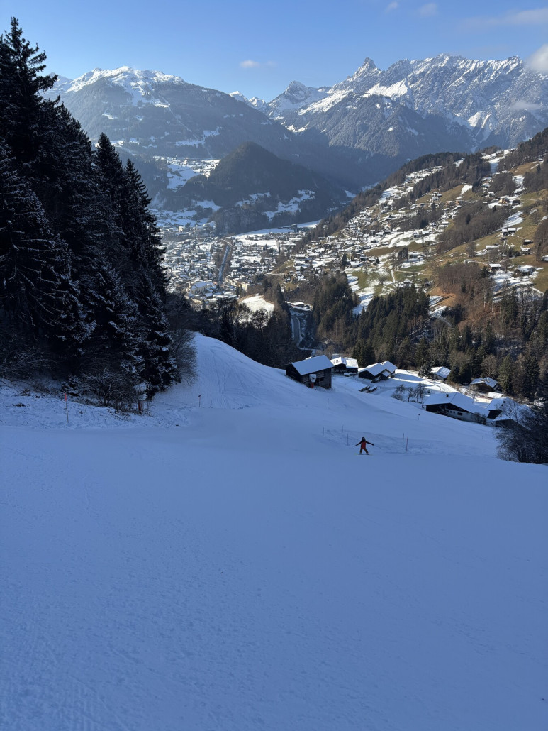 Also weiter Richtung schruns - immer mit dem Münster im Visier