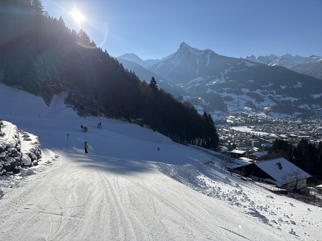 Auf den letzten Metern funktionieren bei den Temperaturen sogar die Strassenkreuzungen