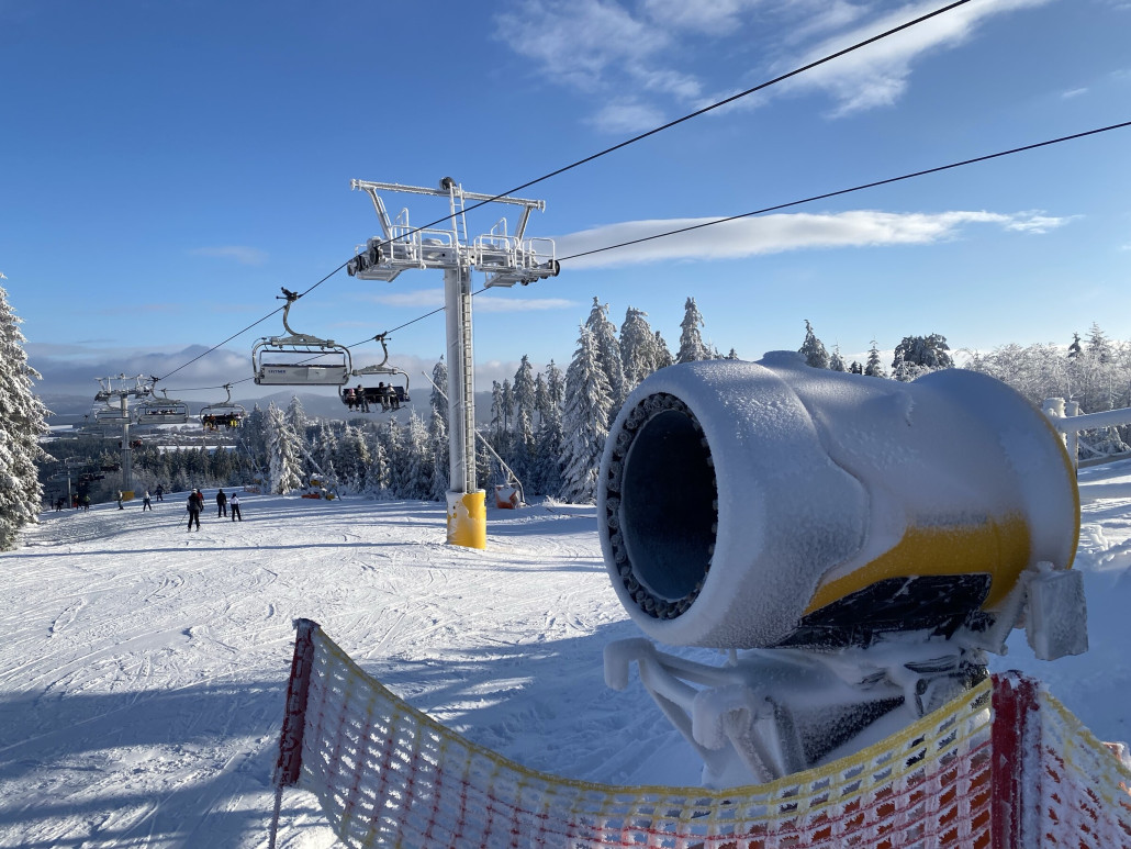 Die und ihre vielen Schwestern haben mit dem Neuschnee gute Arbeit geleistet