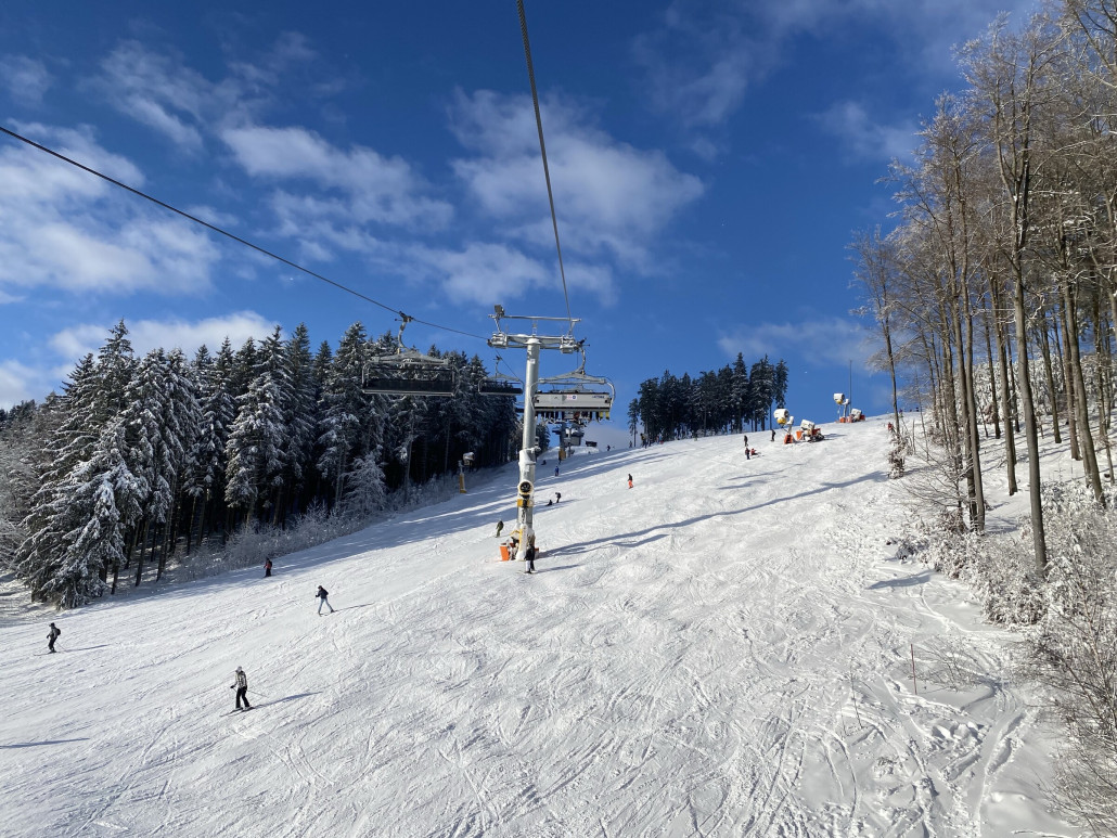 Auch der Sürenberg musste gefahren werden, lag schön in der Sonne und keine Wartezeit