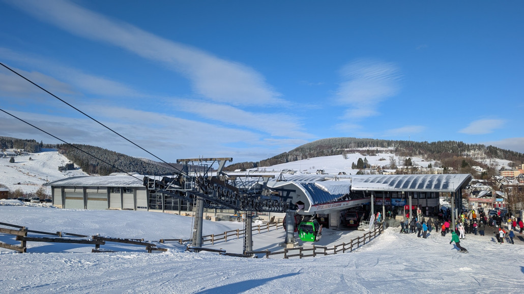 Füllegrad an der EUB gegen Mittag