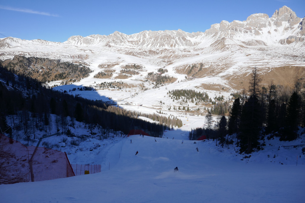 Tolle schwarze Piste Volata.