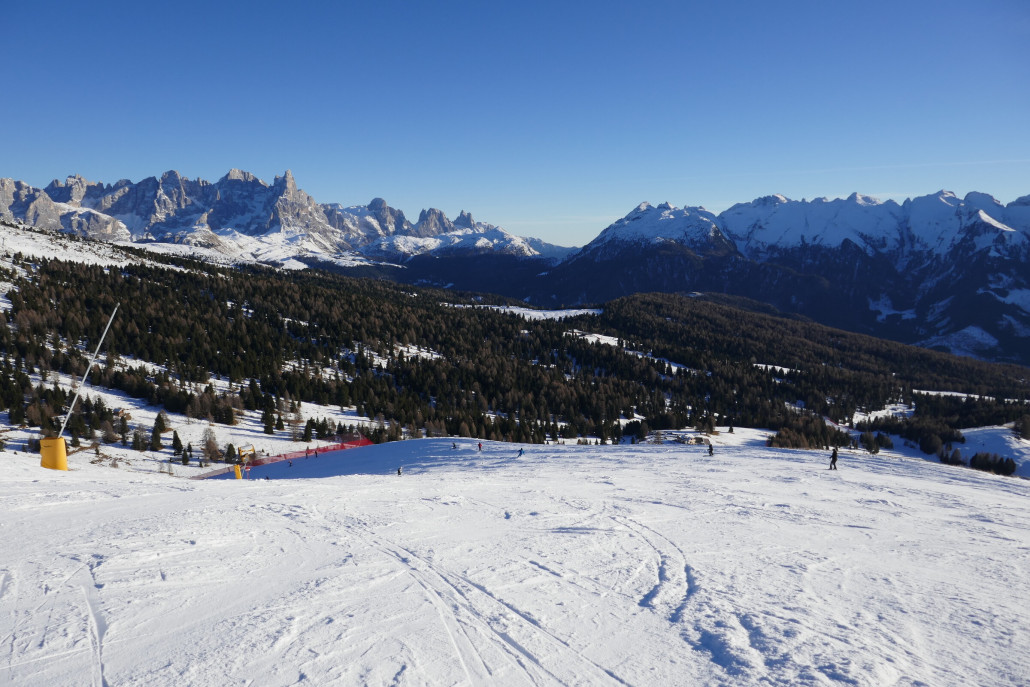 An der 4KSB Cune, an der auch nur die rote Abfahrt offen war.
