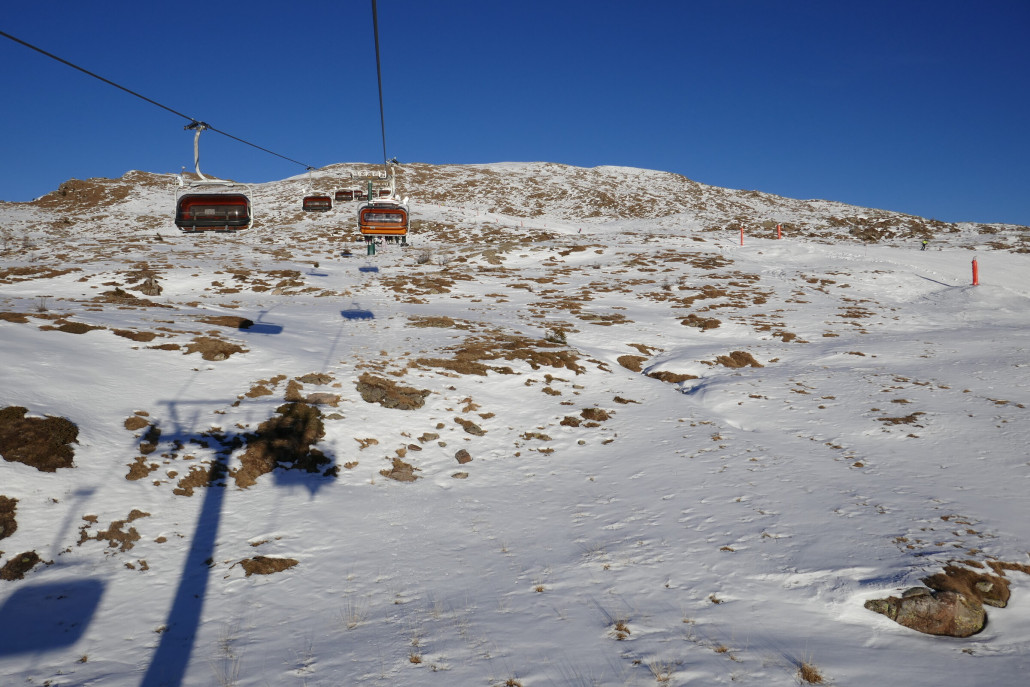 Noch weiter oben in der KSB. Die Bergstation ist immer noch nicht in Sicht.