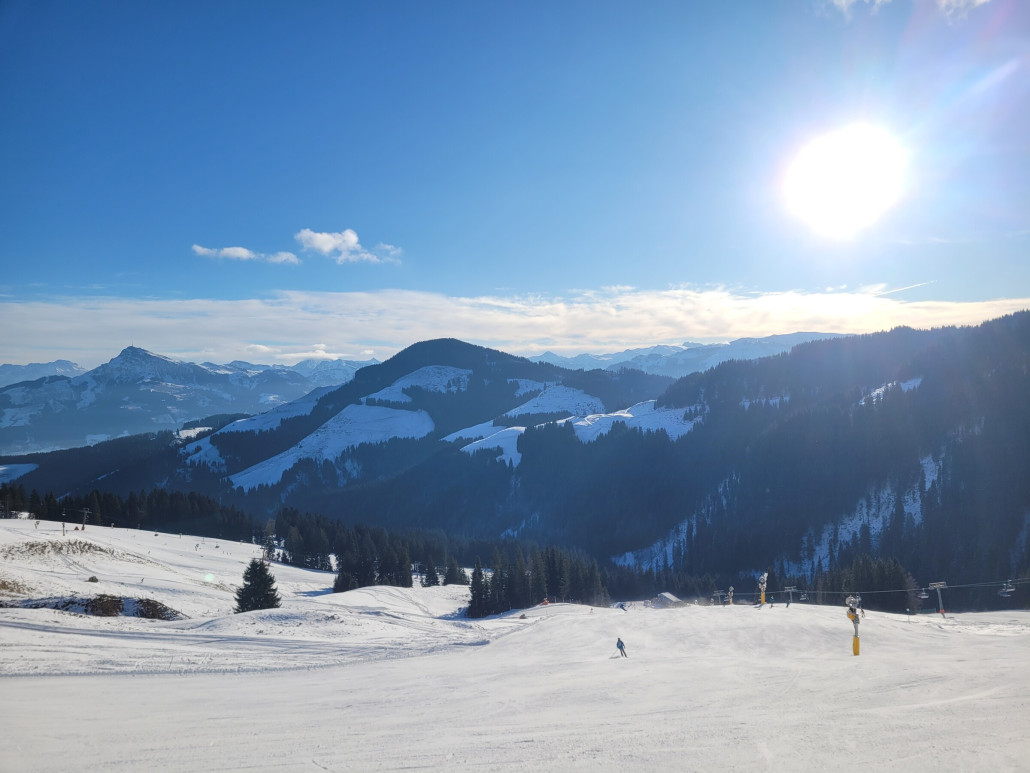 Zur Almbahn wunderschön.