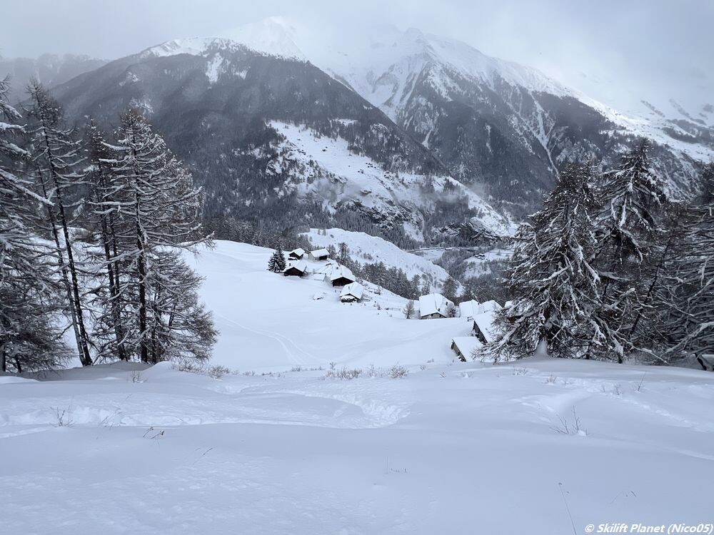 Ehemalige schwarze Talabfahrt