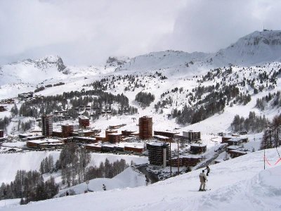 Plagne Centre von Nordwesten