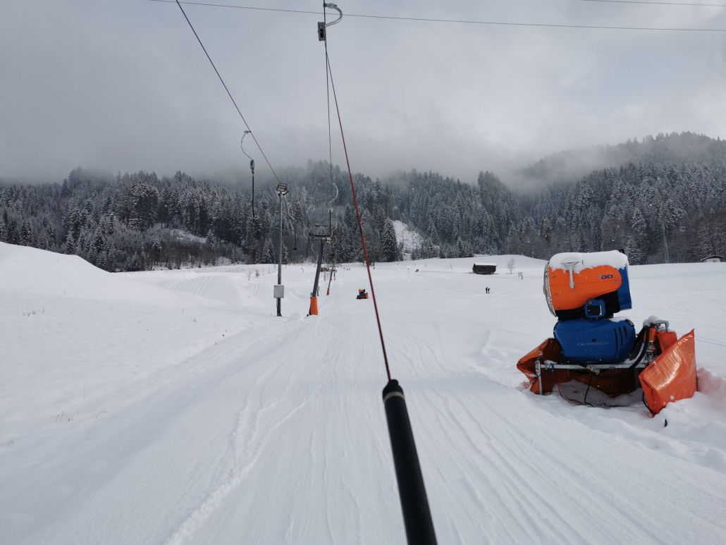 8. Tauwiese. Auch hier gab es früher einen Kurzbügelschlepper.