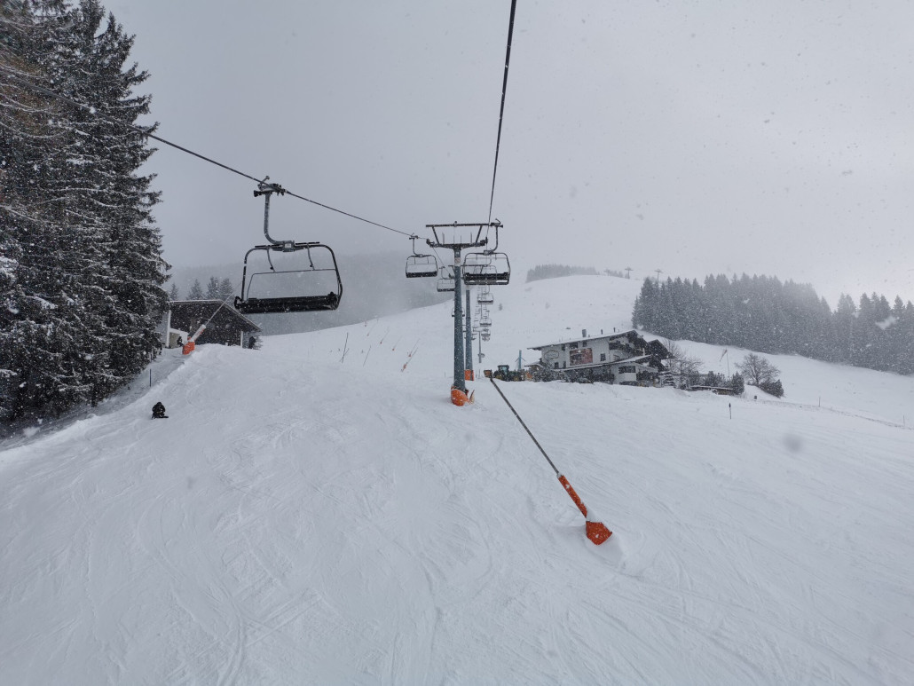 9. ENDLICH Neuschnee.