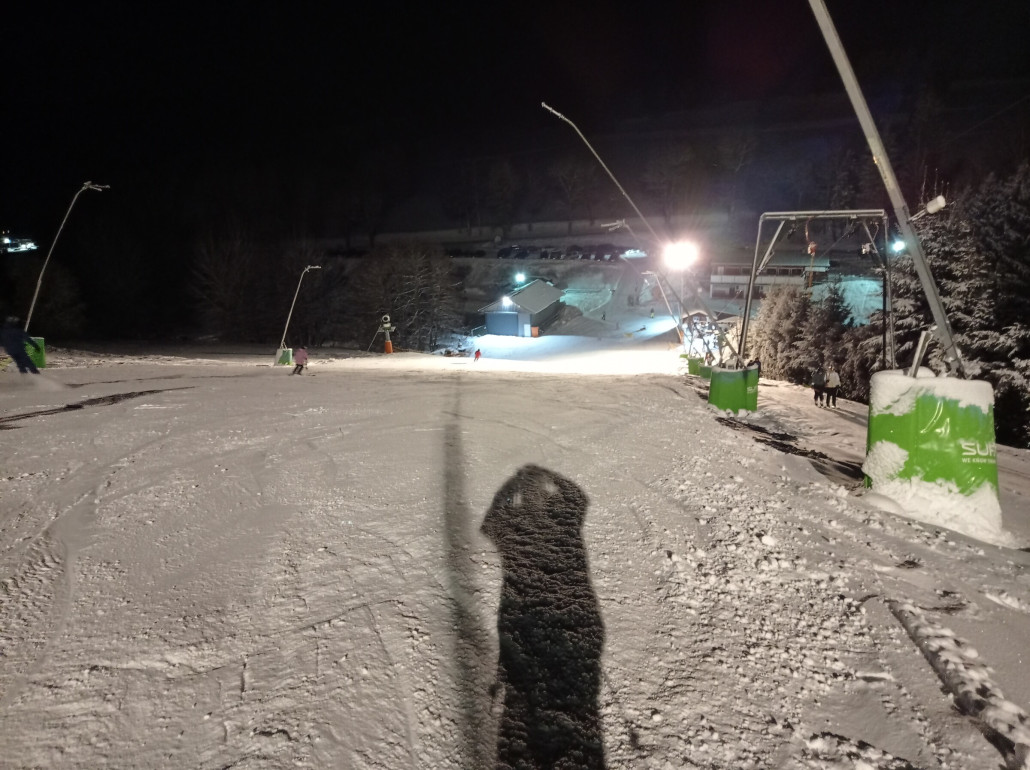 Letzte Abfahrt, war echt super heute.