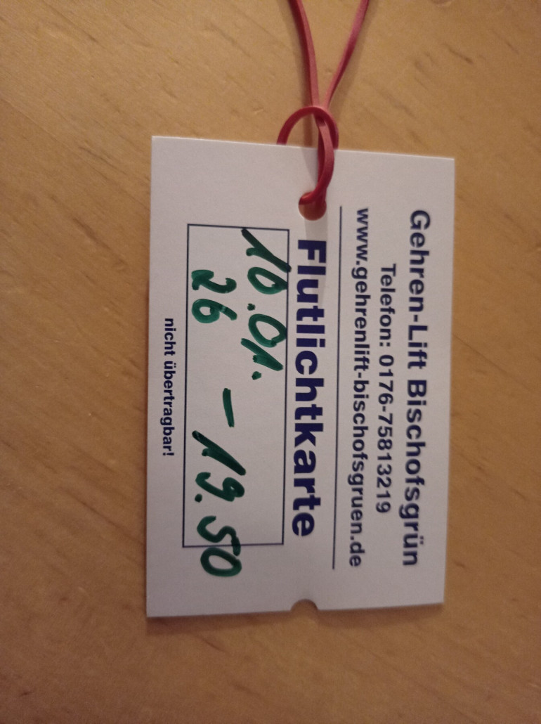 Und das Beste: Die digitale Zeitkarte...