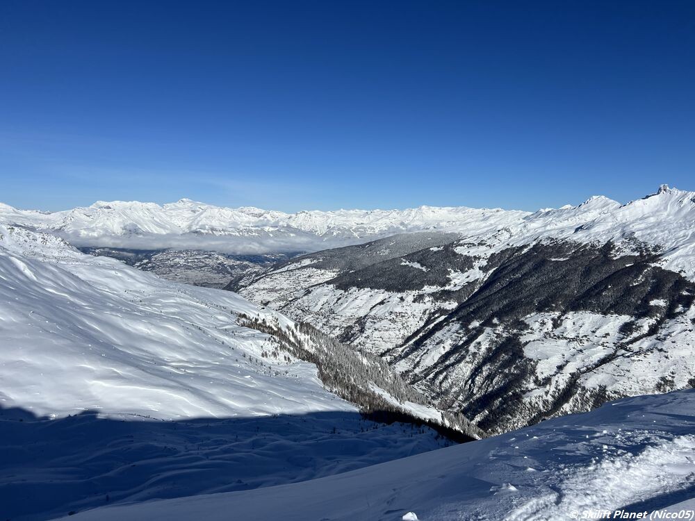 Blick auf Rhonetal von Artzinolgrat
