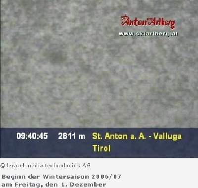 Webcam Valluga - St. Anton/Arlberg