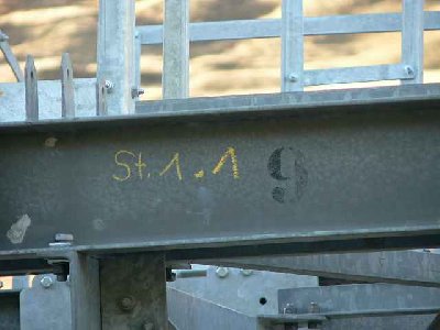 Ehem. Stütze 9. Original 1 war Portal und steht immer noch in S-chanf