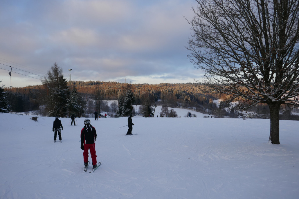 Piste zwischen Lift 1 und Lift 3