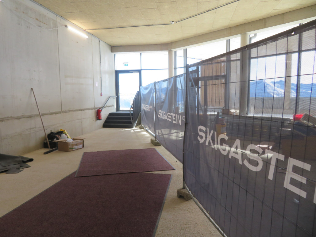 Im Untergeschoss ist noch Baustelle