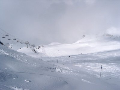 4-SB Glacier Trasse und Abfahrten