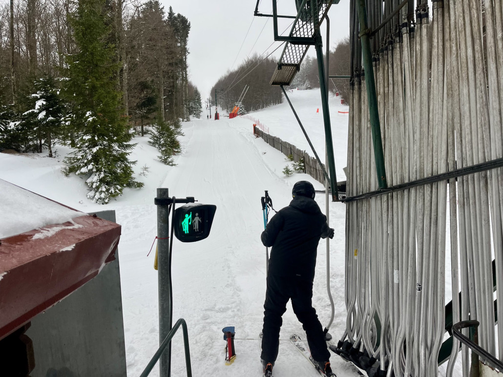 POMA-Nostalgie am Téléski TREMPLIN 1