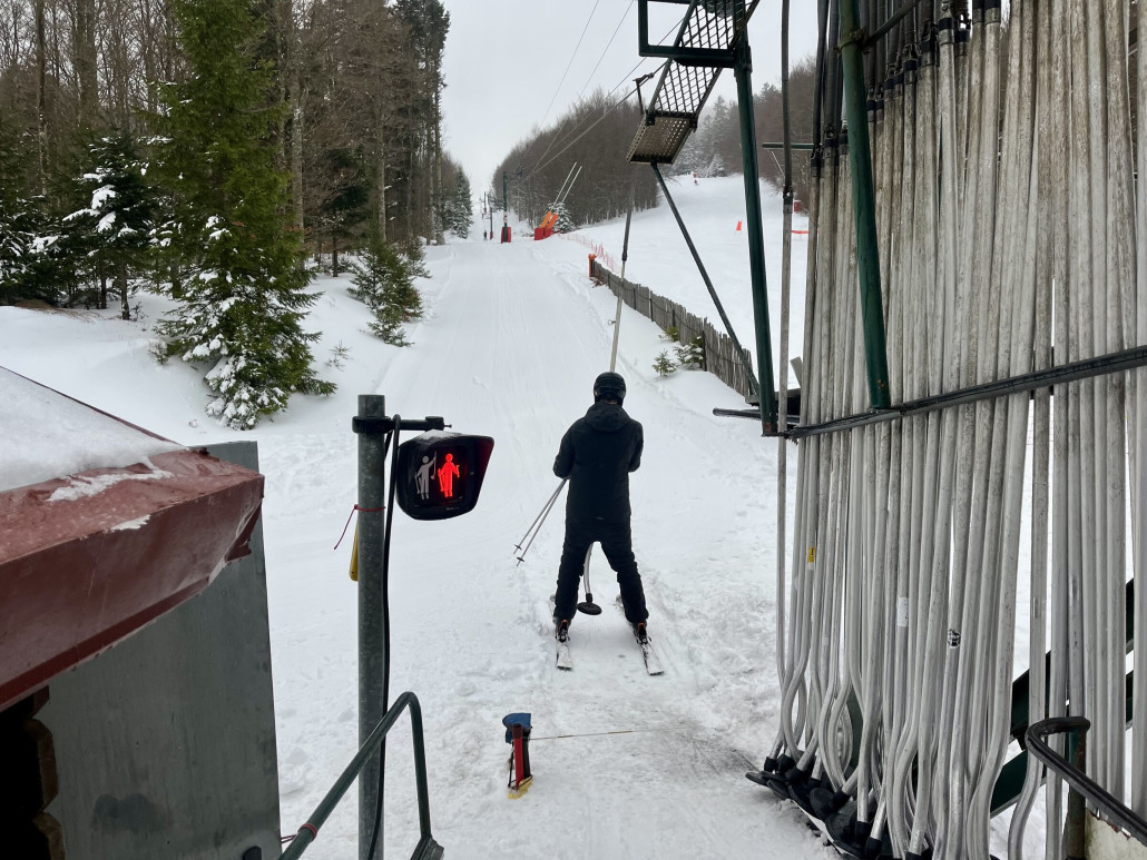 POMA-Nostalgie am Téléski TREMPLIN 1