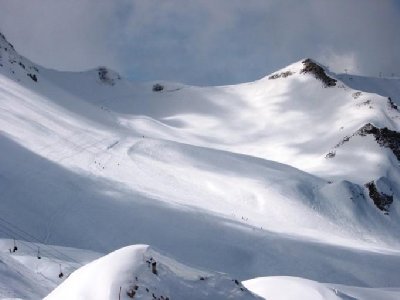 Piste &amp;quot;Gavotte&amp;quot;, die &amp;quot;hintenrum&amp;quot; am Roc de Becoin verläuft und über den kurzen SL Crêtes zu erreichen ist