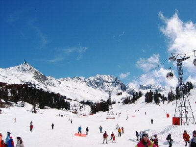 6 EUB Belle Plagne + Roche de Mio bei schönem Wetter