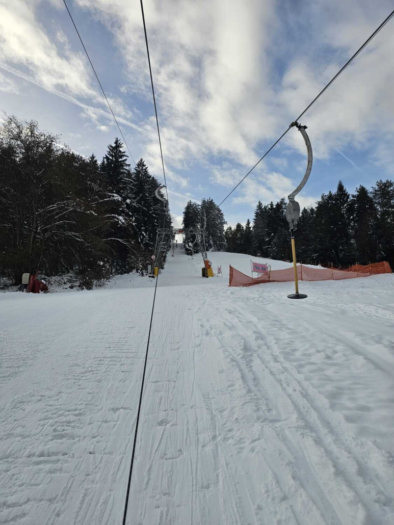 Bereit für die erste Auffahrt!