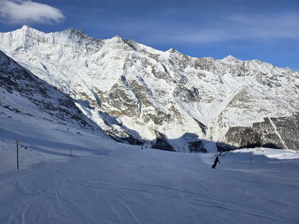 Am Plattjen, auch hier mit hervorragender Piste
