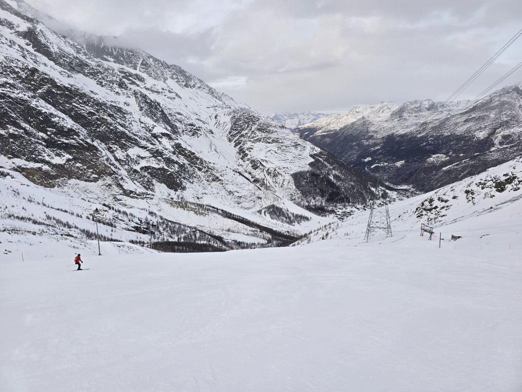 Zunehmende Bewölkung gegen Abend, hier auf Morenia.