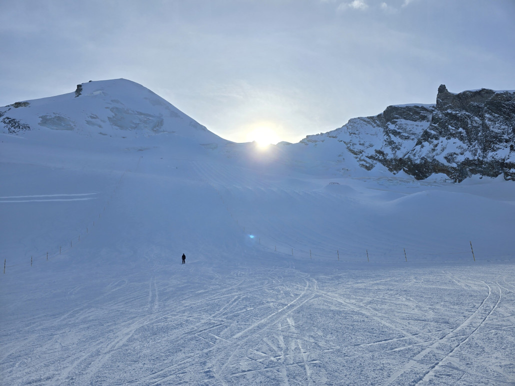 Piste 19 am Nachmittag