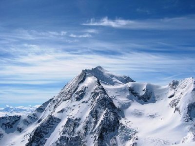 Le Mont Pourri, 3779 m.<br />Auch eine sehr beeindruckende Berggestalt, hierzulande nahezu unbekannt