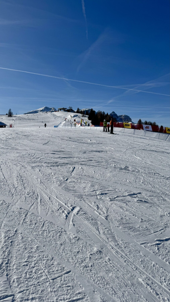 Sehr gute Pistenverhältnisse im „blauen Meer“