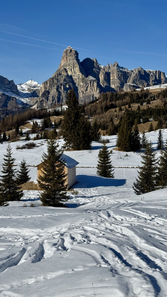 Sassongher, nahezu schneefrei, aber immer fotogen