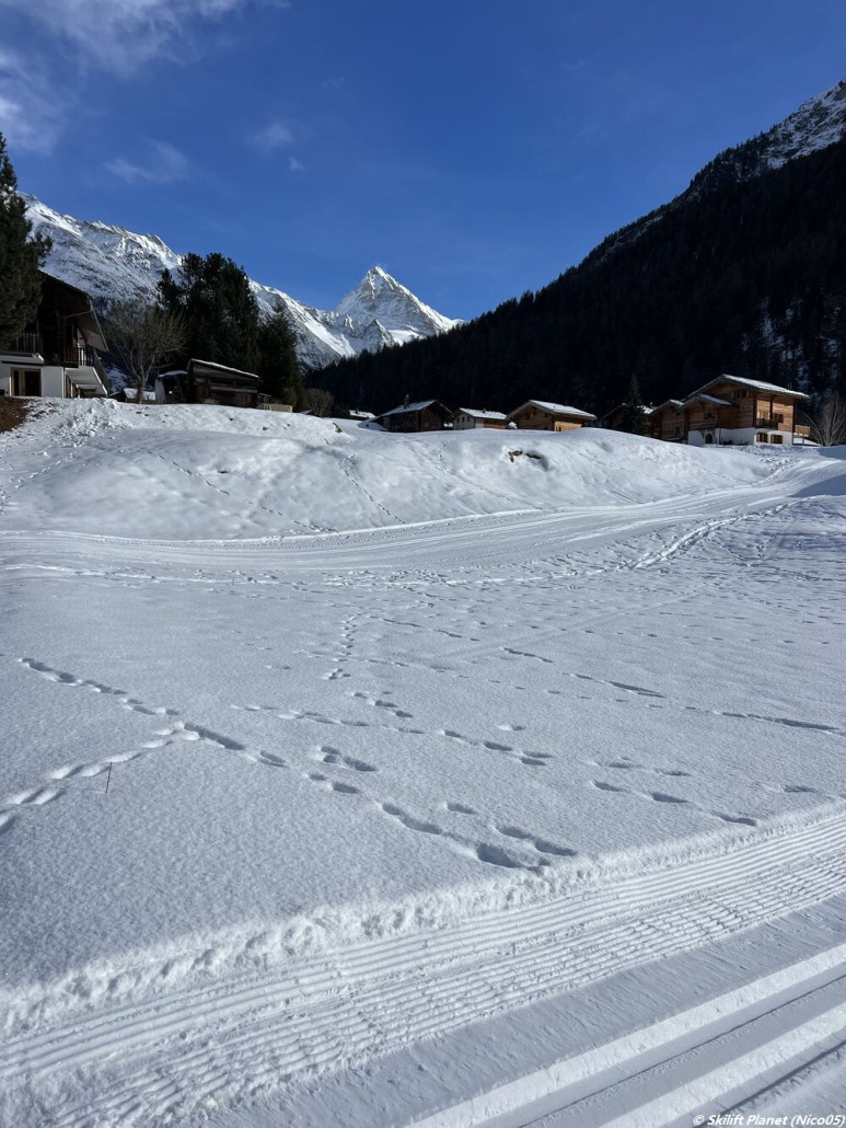 Les Haudères und die Dent Blanche