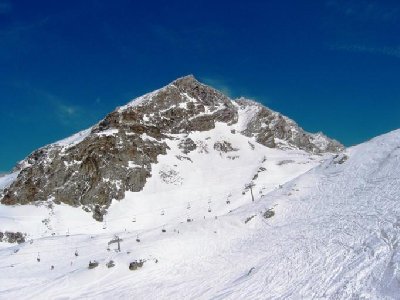 Sektor Grand Col mit der 4 SB und der Pointe des Arandelières