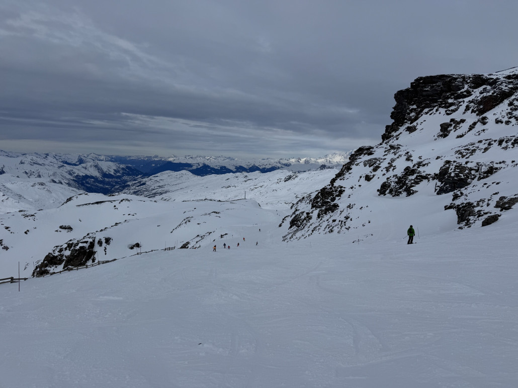 Auf der Col de l‘Audzin, landschaftlich sicher traumhaft, aber heute leider Blindflug - mir wurde richtig schwindlig