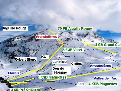 Das Ganze verunstaltet = beschriftet