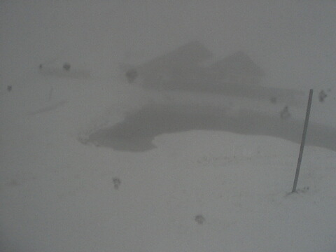 ...und dem Jochpass schneit, dürfte man dort bald Skifahren können.