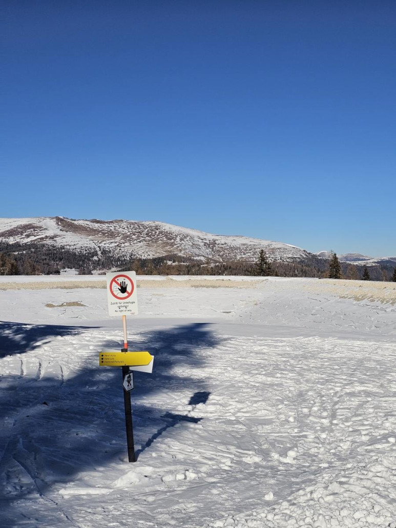Eine Wiederholungsabfahrt konnte ich mir nicht entgehen lassen. Dabei kam ich auch am inzwischen ziemlich leeren Hauptspeicherteich vorbei.