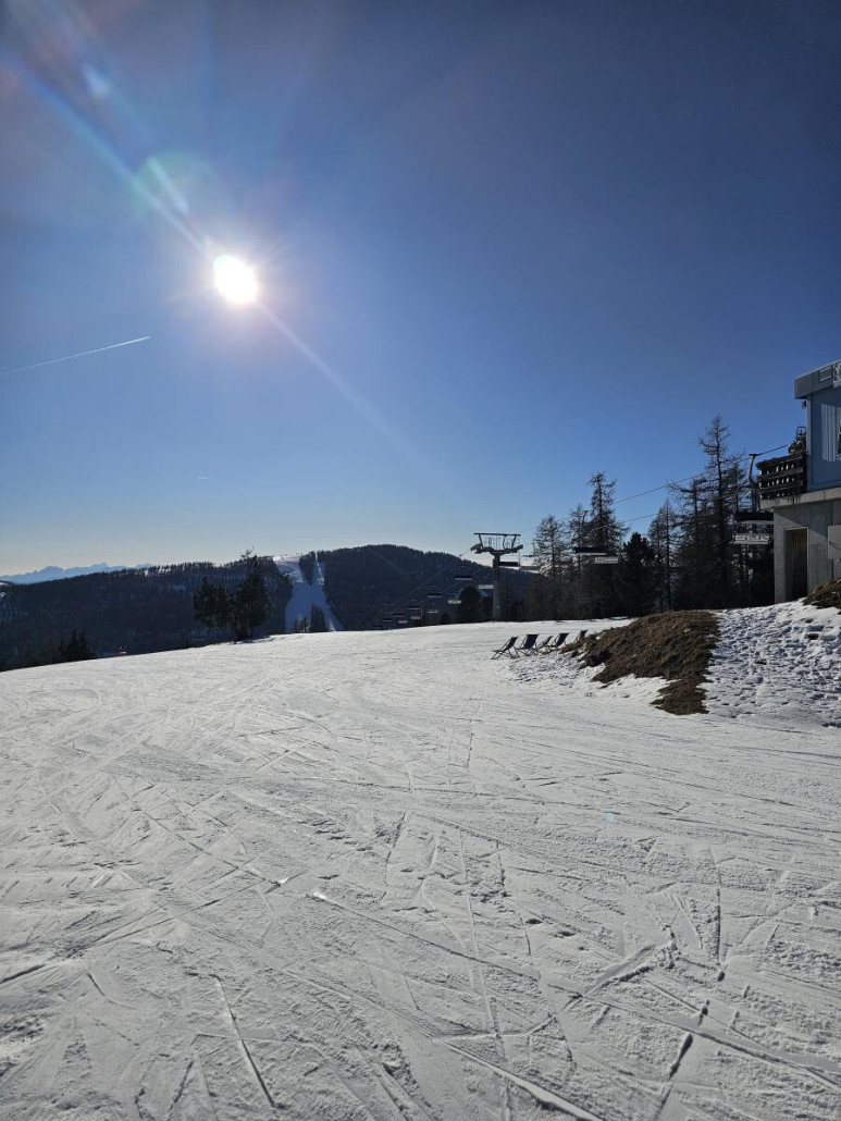 Nicht ein einziges Wölkchen am Himmel, einfach herrlich!