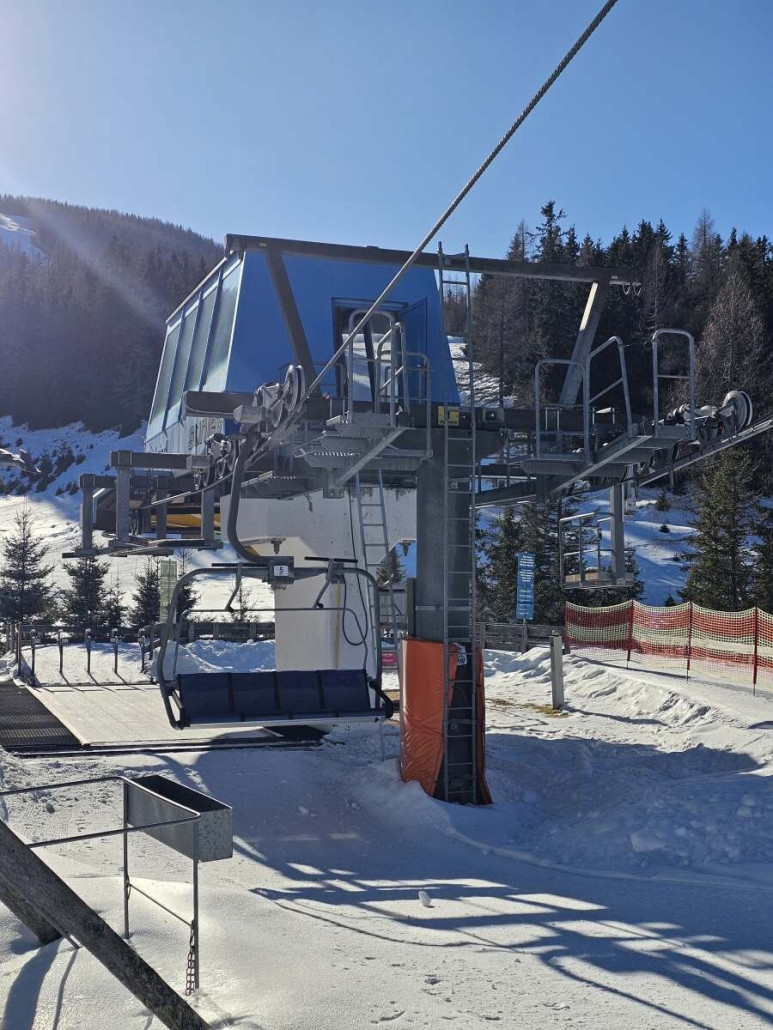 Erneute Ankunft am 4er-Sessel.