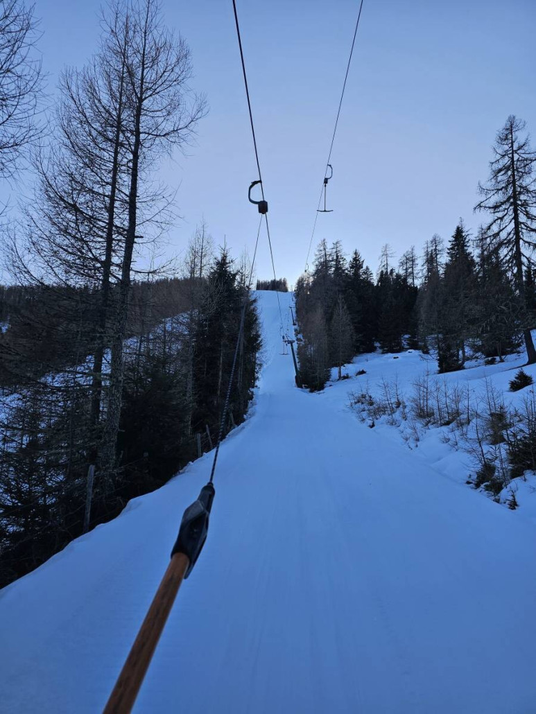 Steil &amp; schattig: im Krucknlift.