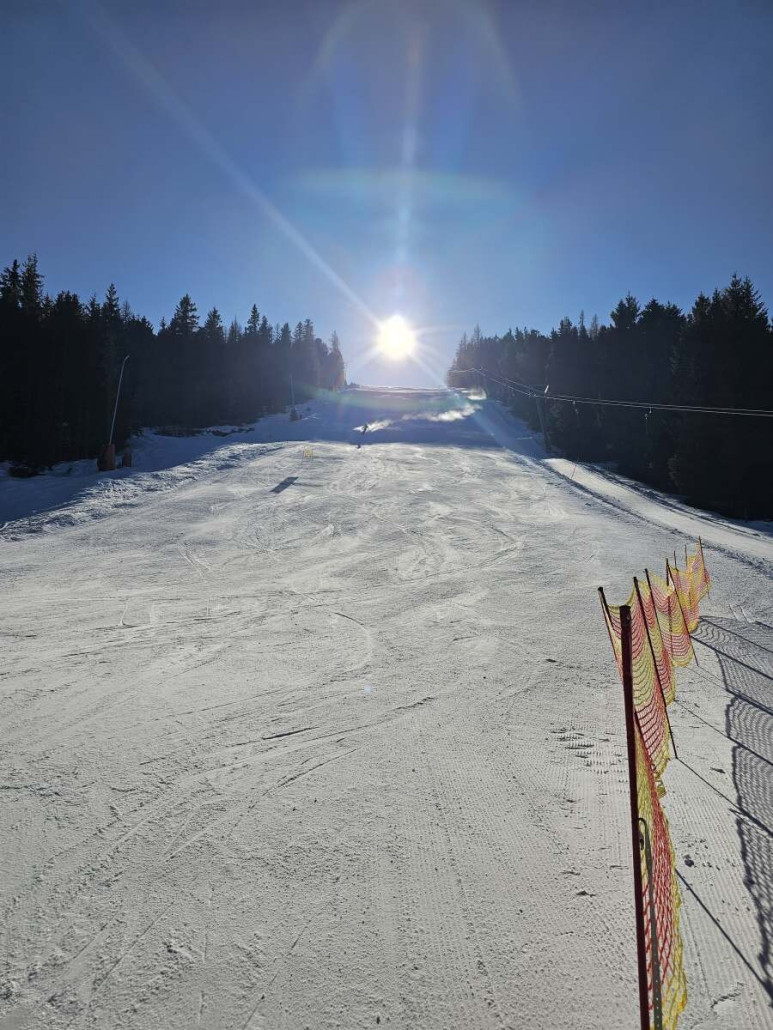 Die Ski-Mathematik lehrt: (genialer Schlusshang + beste Pistenverhältnisse) x Traumwetter = Pistenspaß pur!
